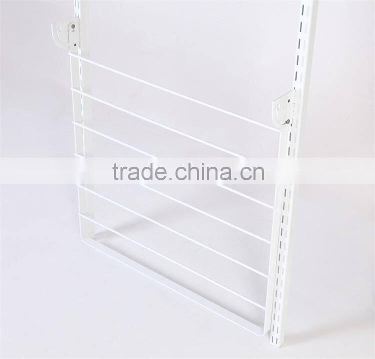 Metal Material 600MM White Balcony Clothes Drying Rack