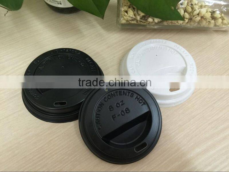 disposable paper cup lid plastic lid for paper cup/flat lid