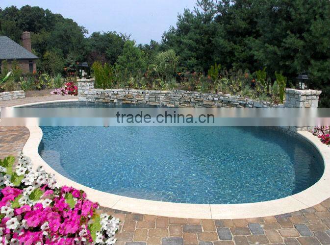 Blue gold silk pool mosaic glass tiles HG-GX003