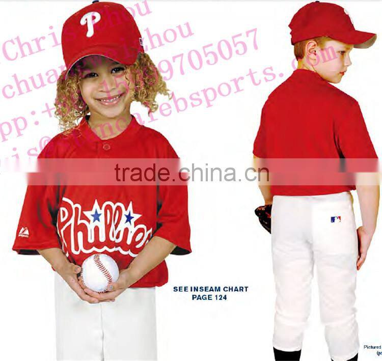 Stan Caleb custom kids children baseball softball kit wear jerseys pants