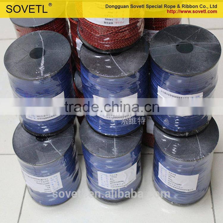 Blue 1.5mm paracord from china factory