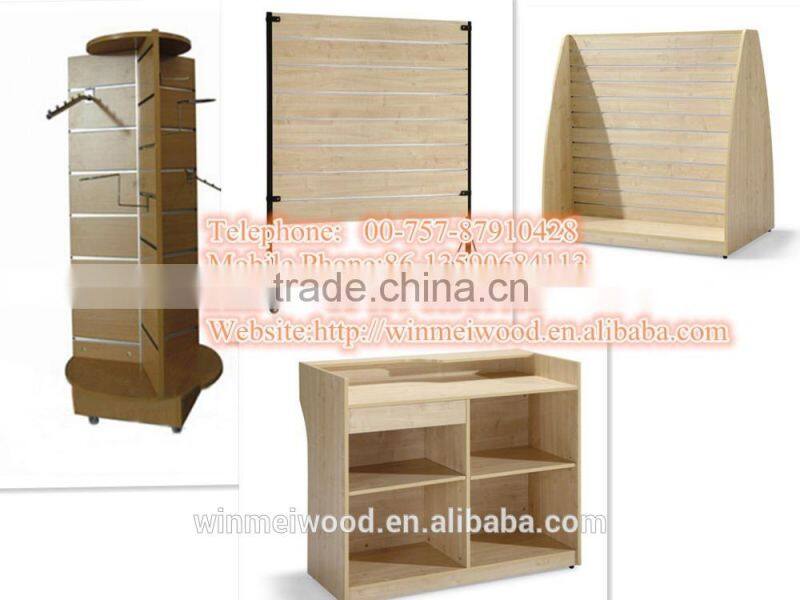 Cheapest supermarket grooved mdf with melamine paper faced decoration 18mm