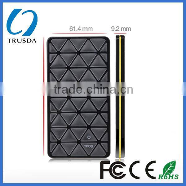 Li polymer universal diamond slim portable power banked