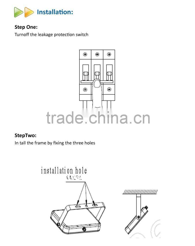 Ultra thin IP65 waterproof LED outdoor lighting fixture Die Casting Aluminum 30W LED flood light