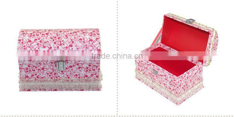 Promotion elegant velvet ring boxes cover with velvet