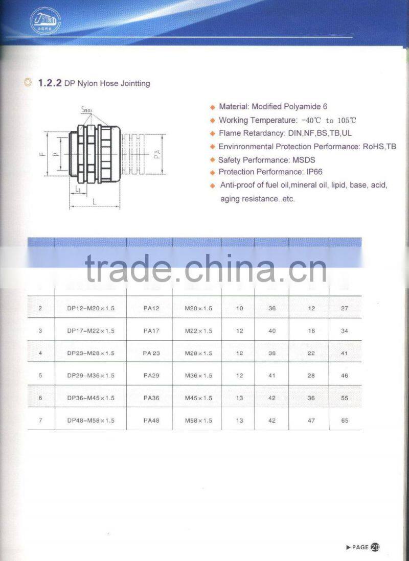 PG23-29 Joint of protective tube for motor vehicle
