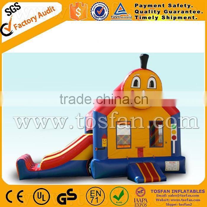 commercial inflatable bouncy combo with slide A3094