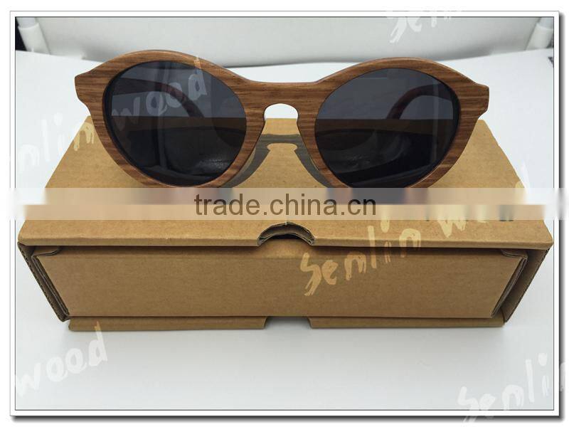 Mr.Wood Nature Newest Design Zerba Wood Frame Colorful Temples Fashion Wooden Sunglasses