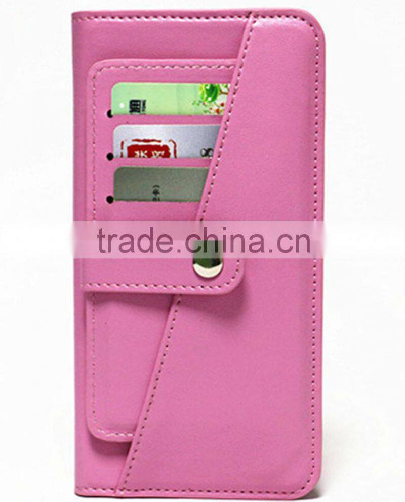 2016 Newest design pu leather wallet case for iphone 6s/6s plus