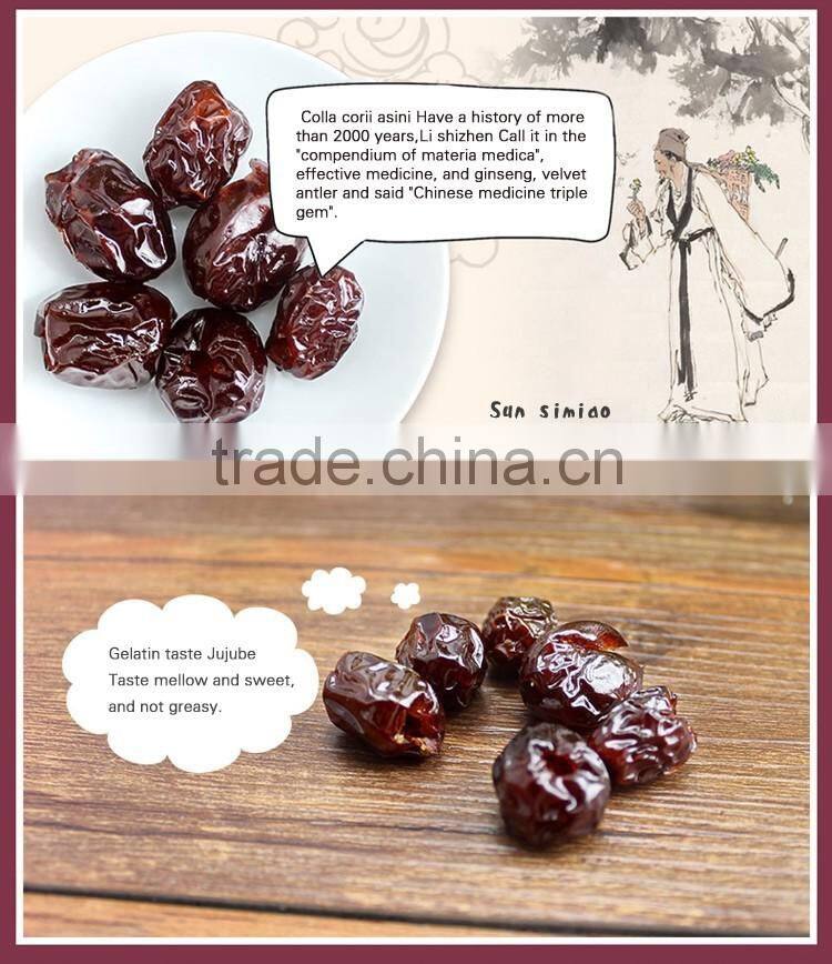 Dried chinese gelatine jujube