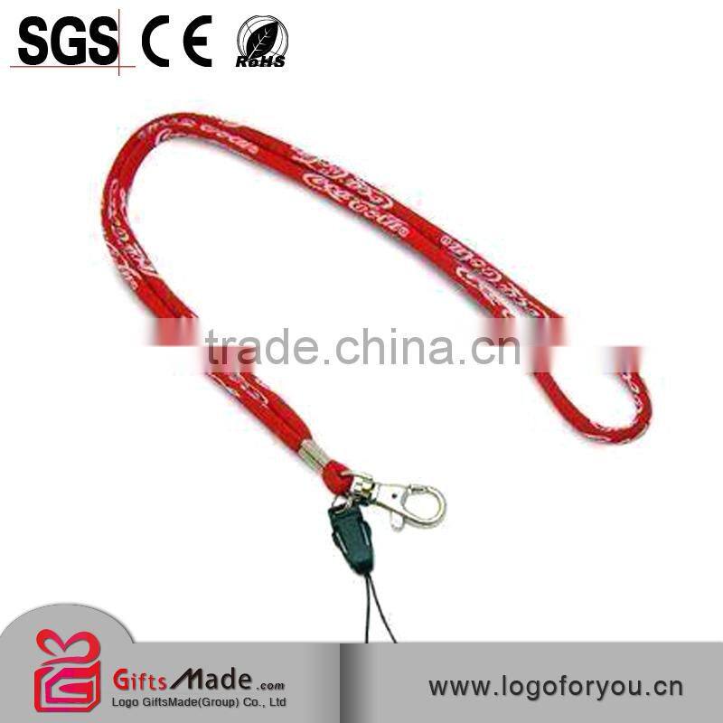 Factory wholesale Custom woven round cord lanyard