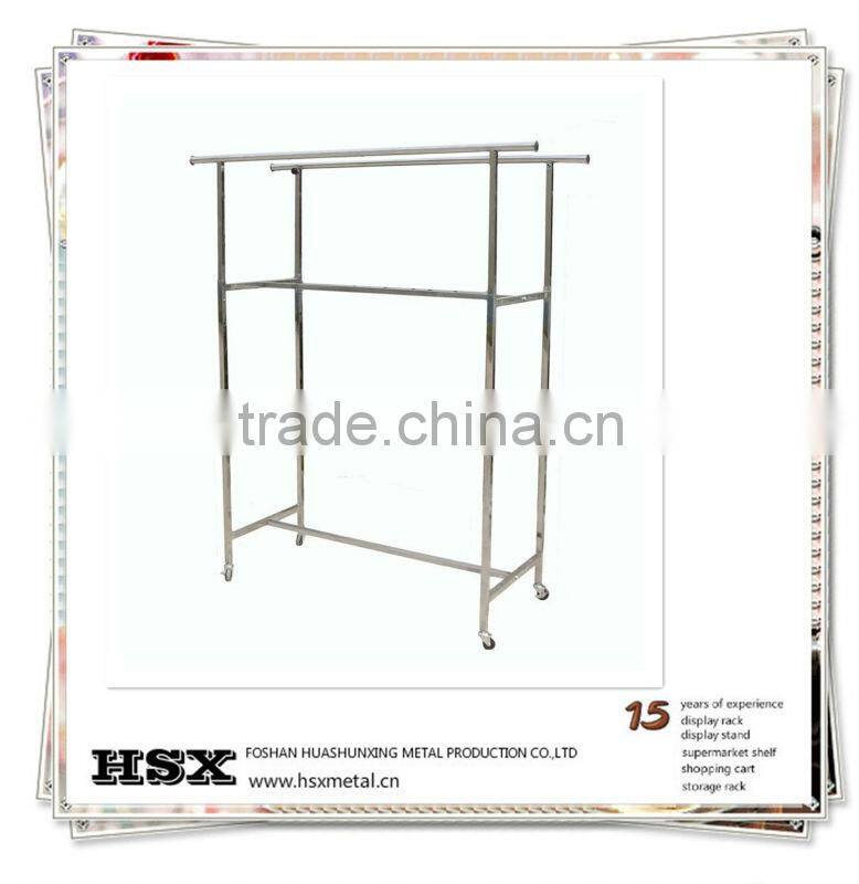 2014 KD design single bar standing clothes rack