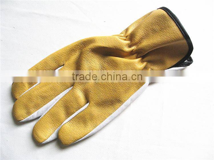 Grain Pigskin Leather High Impact Protective Gloves