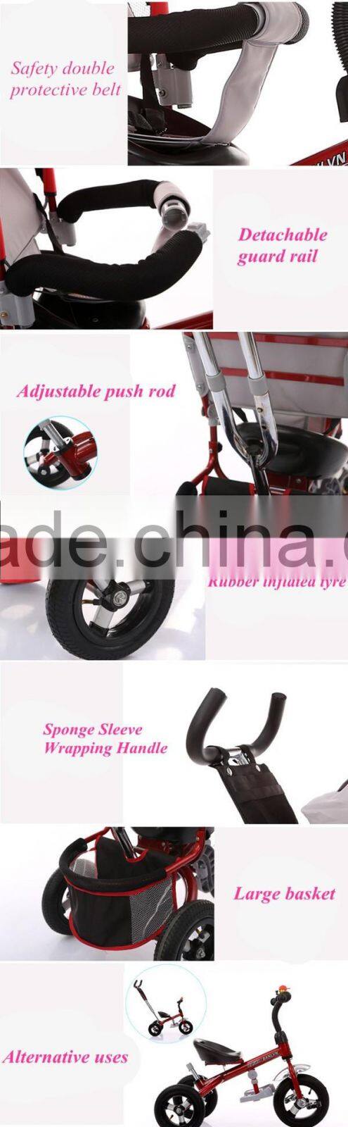 4 in 1 multi function kids trike/kids pedal trike/wholesale new design children tricycle