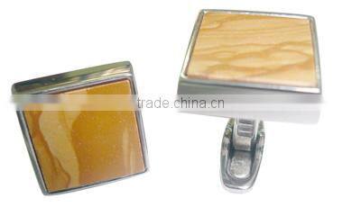 nickel free titanium metal cufflink,men fashion rhinestone cufflinks