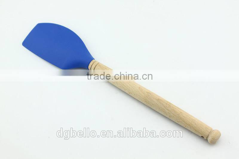 FDA Approved Silicone and Beech Wood Material Kitchen Tools Set for Sale