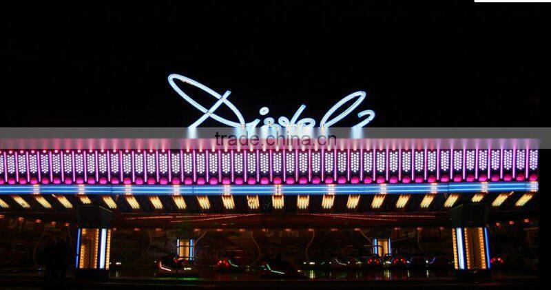 amusement rides led pixel light dc24v 60MM RGB Flatcap