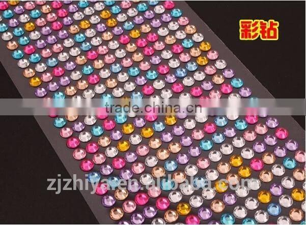 wholesale korean crystal self adhesive rhinestones wholesale