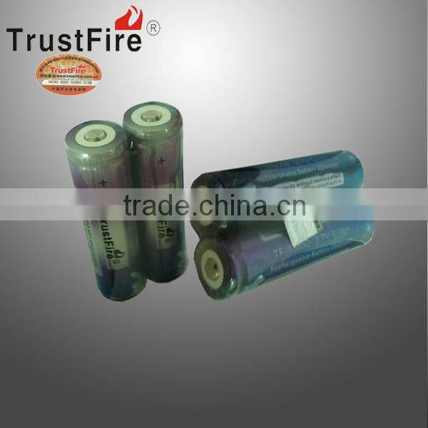 TrustFire Rechargeable Li Ion Battery 18650 3.7v 2000mah with pcb 18650 rechargeable battery from shenzhen original Trustfire