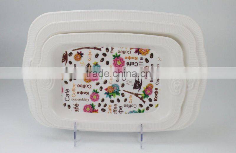 plastic flower tray set