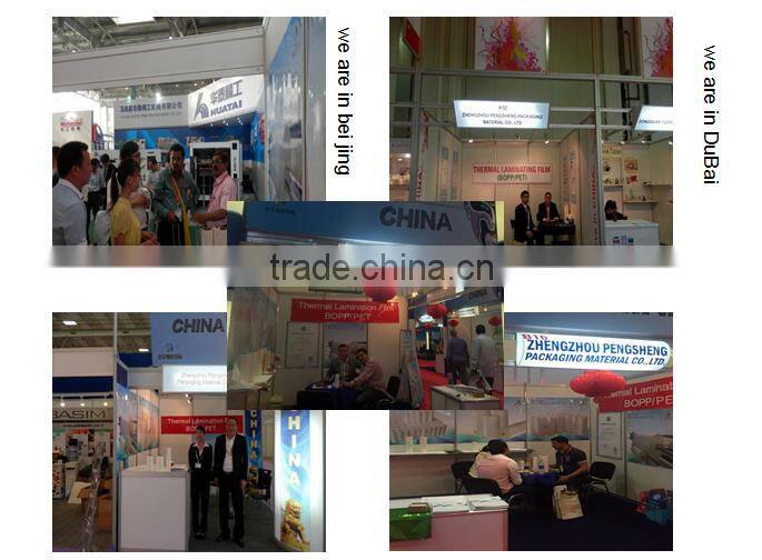 High Quality and the cheapest 26mirco PET Metallized Thermal lamination Film for paper lamination