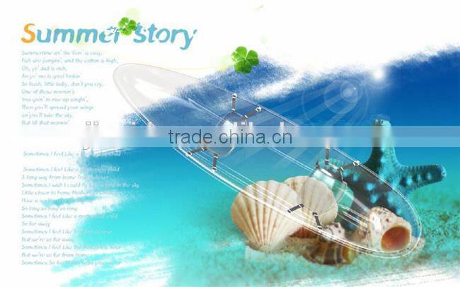 JIASIDA new product transparent Polycarbonate Kayak