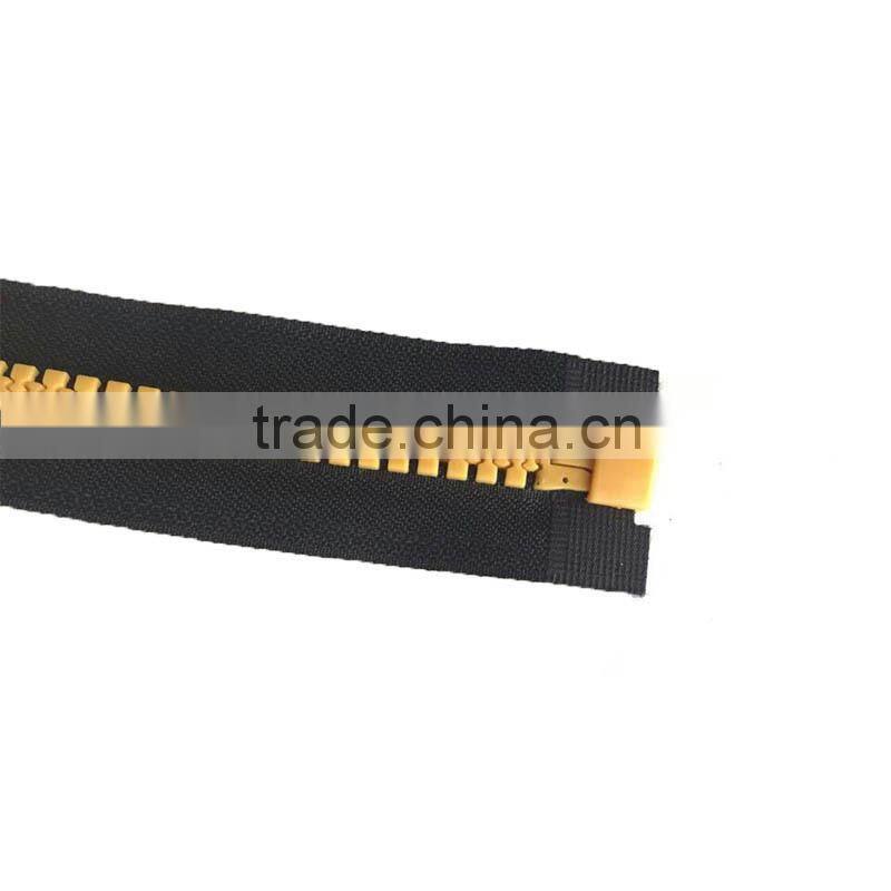 #5 Open end plastic zippers for bags