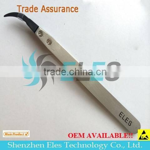 2016 new all stainless steel series anti-static tweezers
