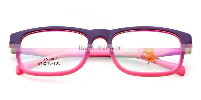2015 New Cute Eyeglasses Fashion Eye Glasses Boys Girls Kids Optical Frame Myopia Computer Glasses Frame TR5006