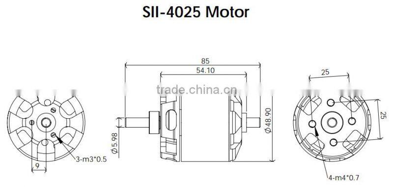 Scorpion SII-4025-330KV Motor for Aeroplane