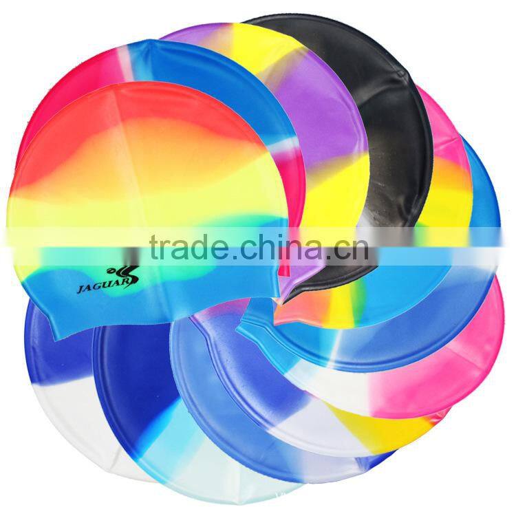 New Arrival High Quality Swimming Cap Excellent Waterproof Swimming Hat Elastic Funny Silicone Hot Spring Cap