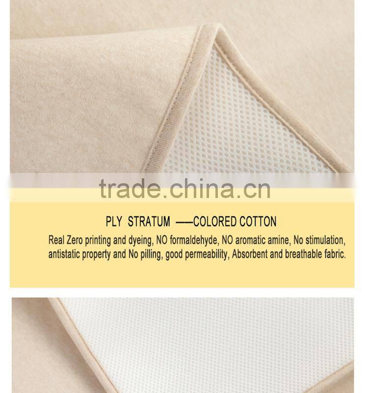 colored cotton tpu 3D water-proof baby changing pads mat