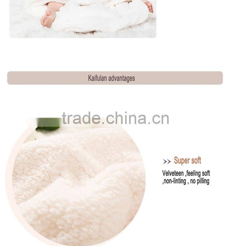 Shu Velveteen baby newborn blankets yellow style