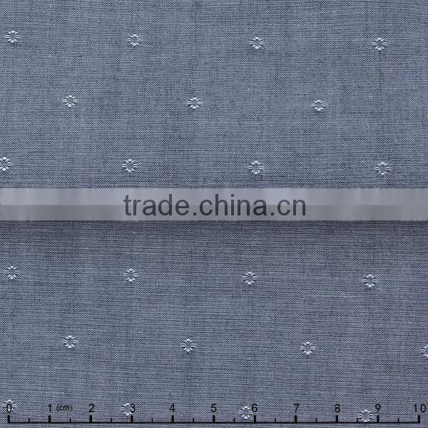 James new developed fashion dobby regular soft with floral shirting fabrics