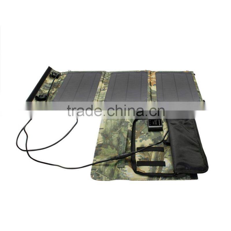Handbag15W waterproof sunpower solar panel for mobile phone charge