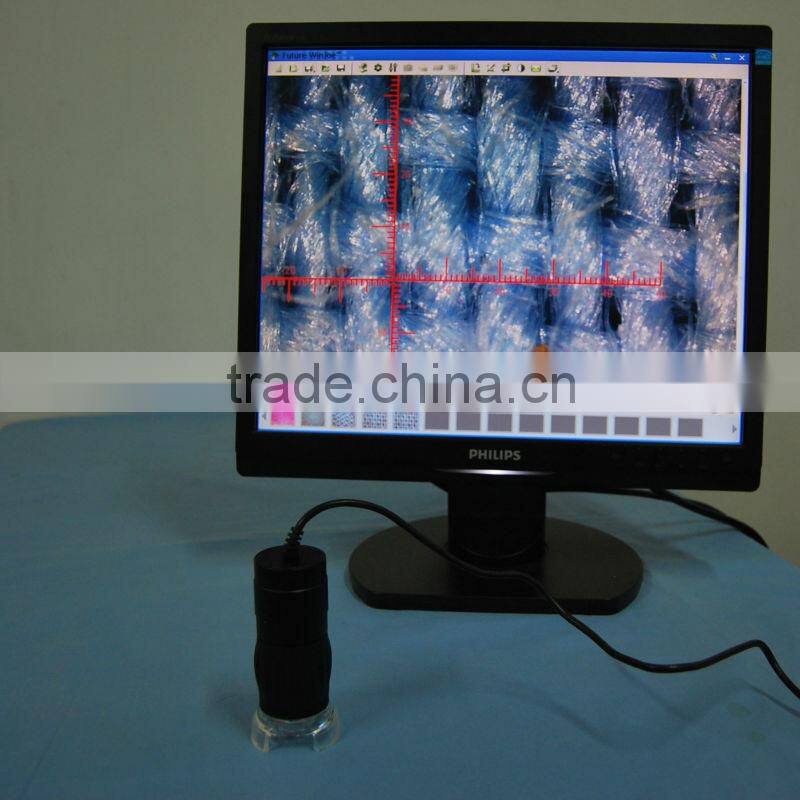 Patent MDA2000R digital portable zoom measuring microscope equipped with reticle software and LED ring light