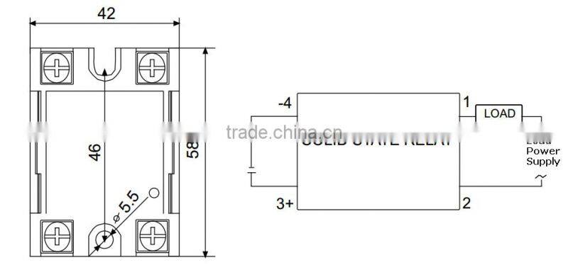 40A/240VAC Solid State Relay SSR