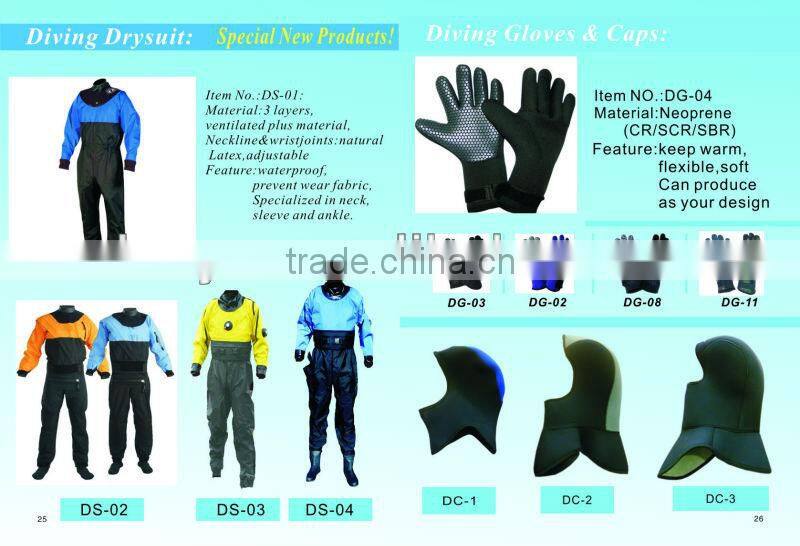 Neoprene diving gloves/sports gloves/gym golves