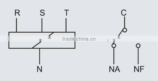 AC110-380V 50/60Hz Loss phase with contact timer green relay YXPP 1SPDT