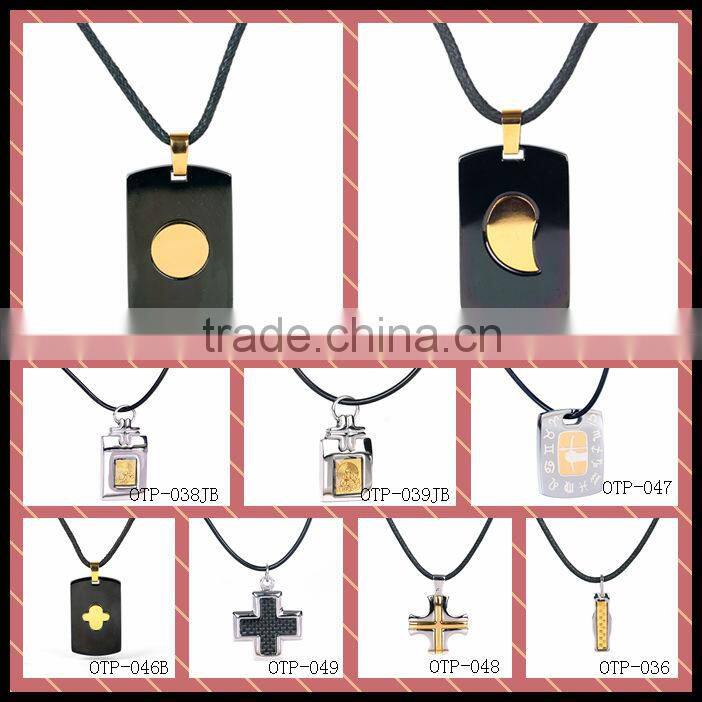 Popular wholesale jewelry oval green jade pendant