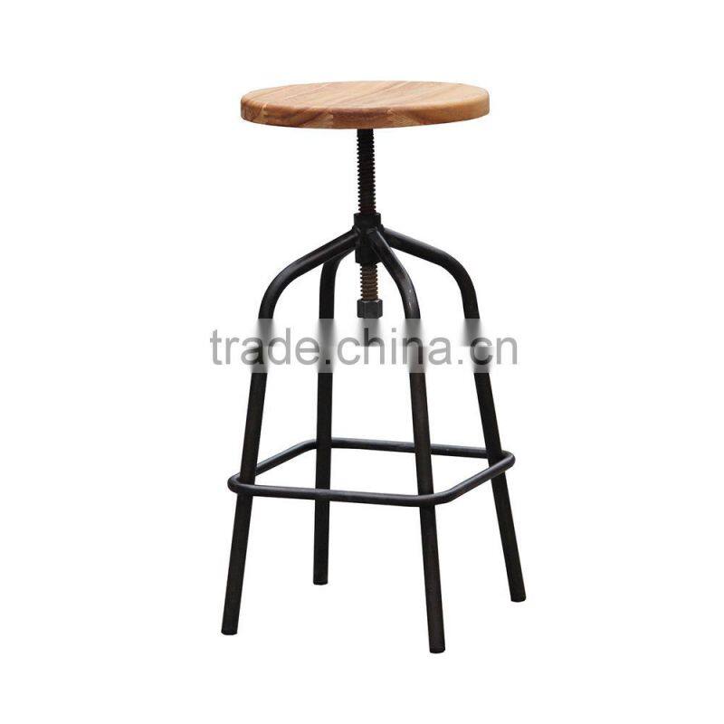 Hot sale Metal Industrial barstool adjustable