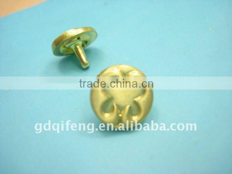 Decoration metal rivet Q-2184 embossed rivet