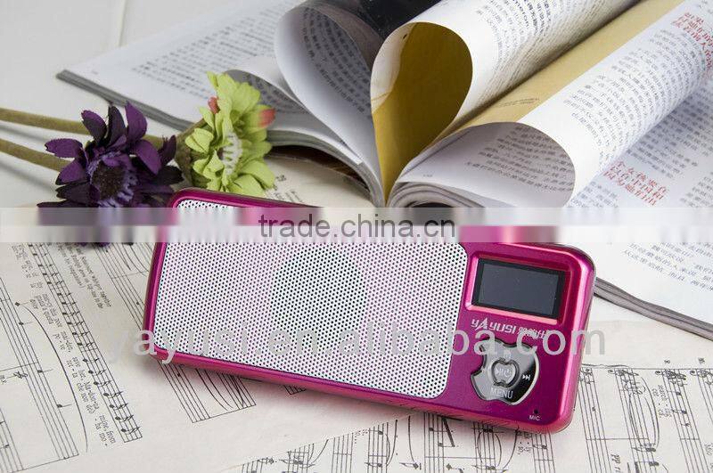 Bestsell FM mini speaker, Mini Speaker support TF/SD card