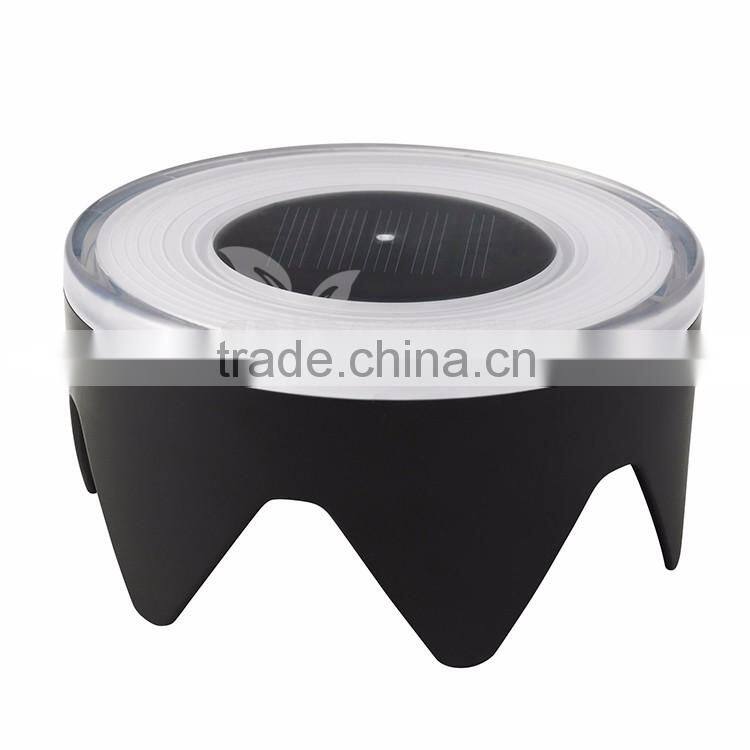 led light wholesalers solar light, round shape solar deck light, super bright power deck led light