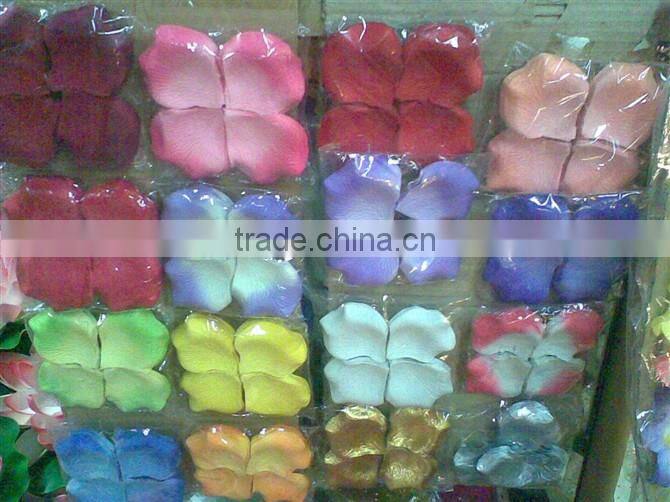 Artificial Pink flower petal for wedding decoration