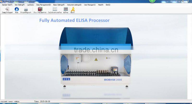 autuomatic microplate washer and reader ELISA processor with four plates