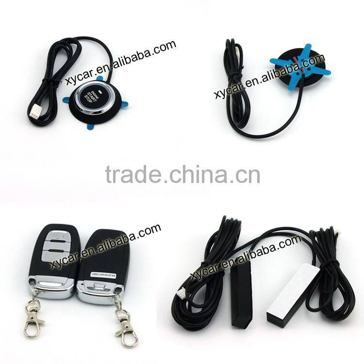 Remote Control Start Anti-theft Car Alarm With Push Button ,Car Alarm System XY-906