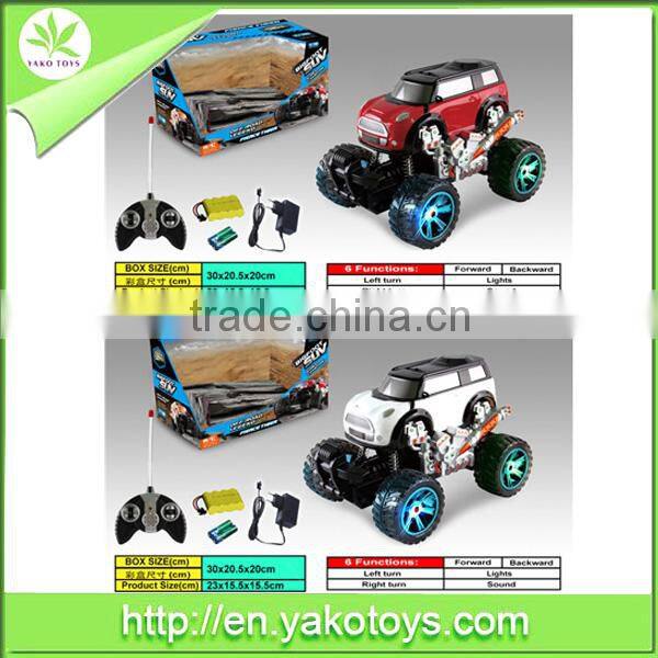 Good selling 4ch R/C toys big wheel rc car with battery