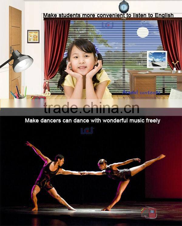 2015 mini fancy speaker with lyrics display