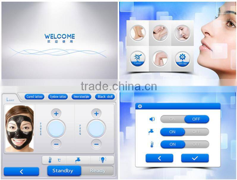 ND100 Alibaba Express!! CE salon beauty equipment spot removal tattoo removal q-switch nd:yag laser